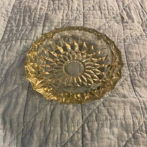 Vintage GW crystal ash tray
